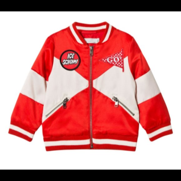 Stella McCartney Girls Jacket Willow Bomber 2T - Picture 1 of 7